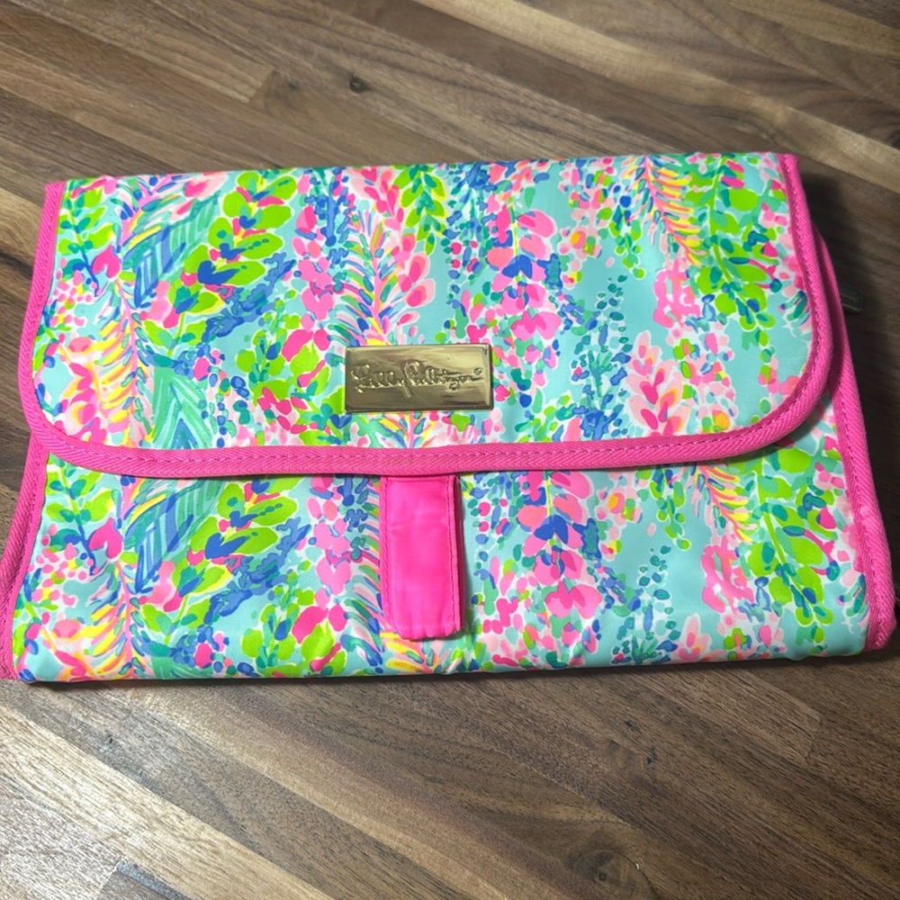 Lilly Pulitzer Hanging Toiletries Bag cosmetic make up bathroom